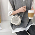Mini Diamond Studded PU Leather Double Zipper Pulls Metal Removable Shoulder Strap Bottom Rivets Dinner Ladies Clutch Bag