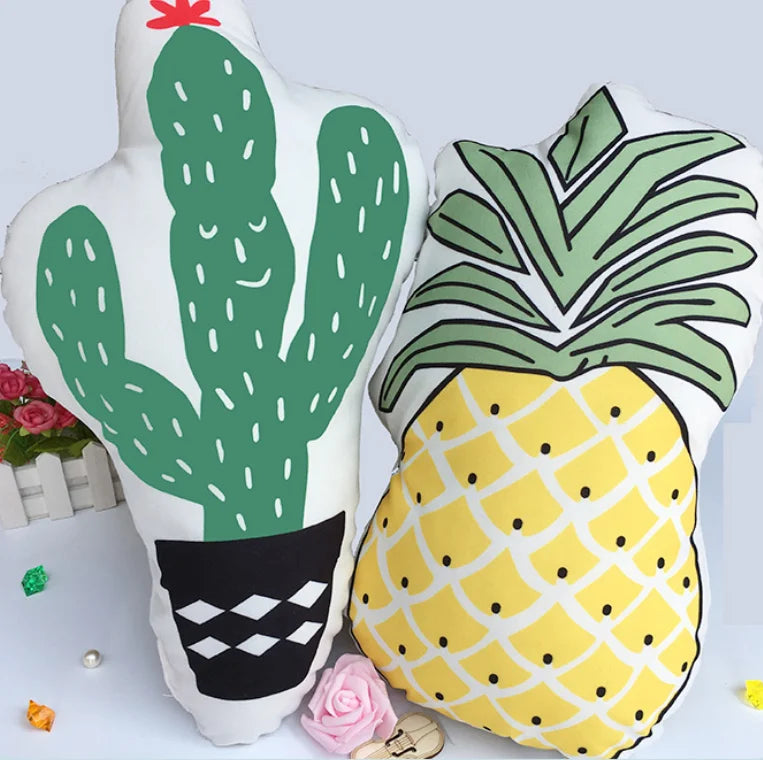 Instagram Cartoon Pineapple Cactus Shaped Pillow Cushion Bedroom Decoration Shaped Pillow