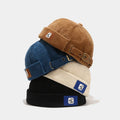 HZM-50105 Custom Brimless Sailor Fisherman Vintage Leon Hat for Men&Women Wholesale No Visor Skull Beanie Docker Cap