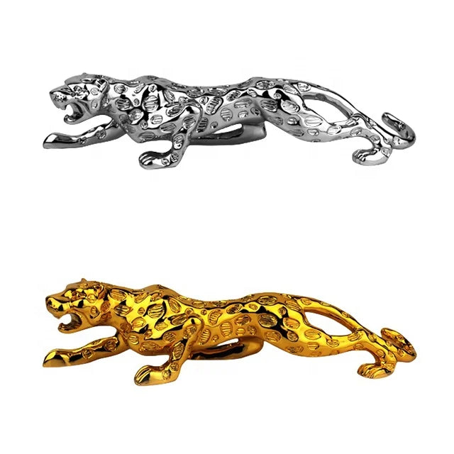 78 cm 105 cm Gold Silver Leopard Resin Craft Animal Sculpture Polyresin for Home Shopping Mall Hotel Souvenirs Gifts