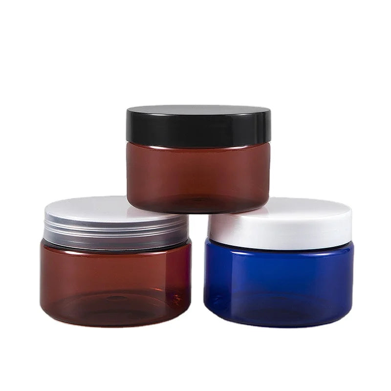 100g/150g Wide-Mouth Cream Jar PET Plastic Lid Food Canister Face Cream Container Packaging Box