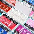 500pcs Box Artificial Nail Tip Natural Color Full Cover French False Acrylic Nail Art Press on Soft Gel Tips