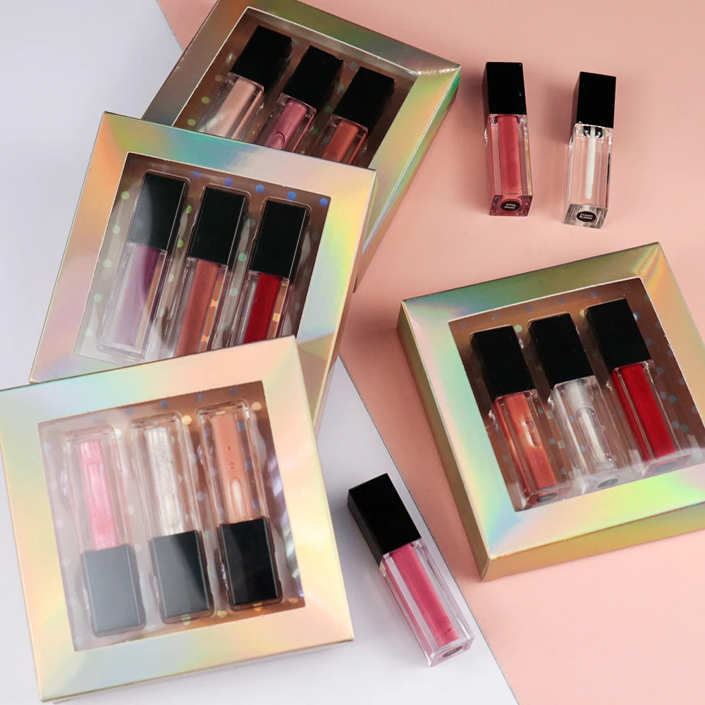 Lip Gloss Wholesale Long-Lasting Wear Non-Stick Cup Waterproof Liquid Moisturizing Glossy Private Label Makeup Brand