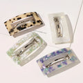Korean 7.5CM Acetate Hairpins for Women Tortoiseshell Spring Hair Clips Boutique Hair Accessories for Hair Decoration