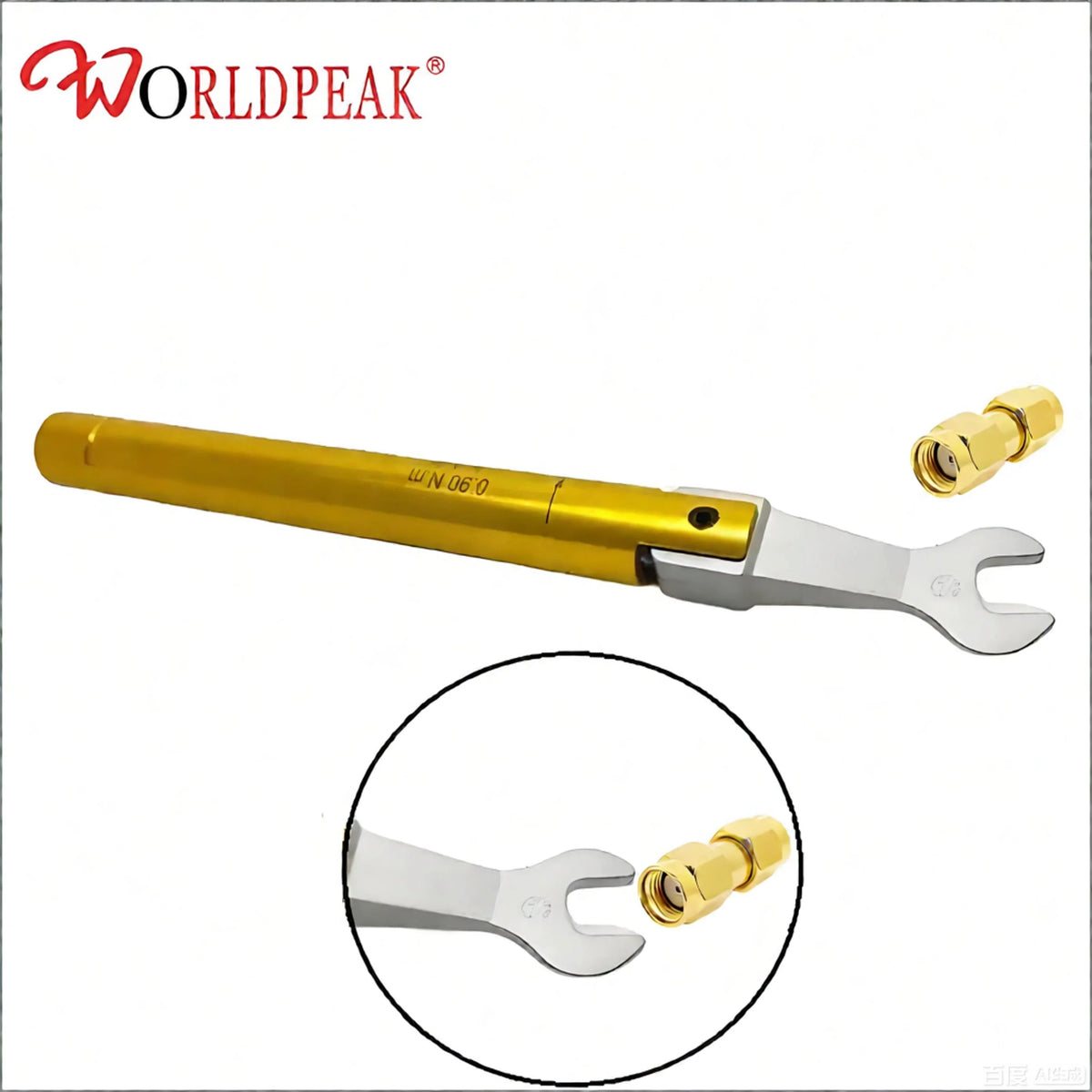 SMA Adapter Torque Wrench 8mm Open 0.9N 1N RF Sma Connector Torque Twisting Force Wrench Spanner Steel Screwdriver MegaBDM