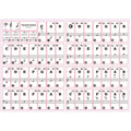 Transparent 37/49/61/88 Electronic Keyboard Piano Stickers