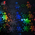 A4 Holographic Sheets Soft Laser Cold Lamination Film Glossy Various Heart Patterns Adhesive Holographic Photo Cold Lamination