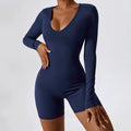 Set Windproof QUICK DRY Women's Sustainable One Piece Shorts Breathable Solid Yoga Set