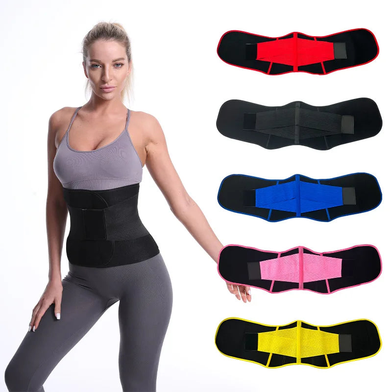 Waist Trainer Bandage Wrap Tummy Sauna Trimmer Belt for Women Belly Body Shaper Compression Band Weight Loss Sheath