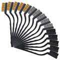 Customized OEM Industrial Stainless Steel Wire Brush Set Plastic Handle Brass Wire Brush Cleaning Welding Slag Rust Dust