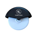 Custom Logo Round Plastic Pizza Cutter Wheel for Restaurant Giveaways and Food Promotions