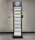 Metal Sample Showroom Marble Stone  Ceramic Tile Display Stands and Quartz Stone Display Rack with Led Light