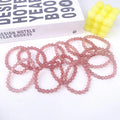 Hot Sale Natural Crystal Stones Polishing Strawberry Quartz Bracelet for Home Decoration