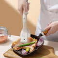 Silicone Stainless Steel Food Clips Kitchen Tongs Non-Stick Clamps for Steak and  Barbecue Flippers Cookware Sets