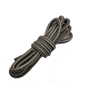 Custom Maoyuan Brand Black White Braid Polyester Stripe 4.5mm Diameter Sport Shoes Hiking Boot Shoelaces Printed Plastic