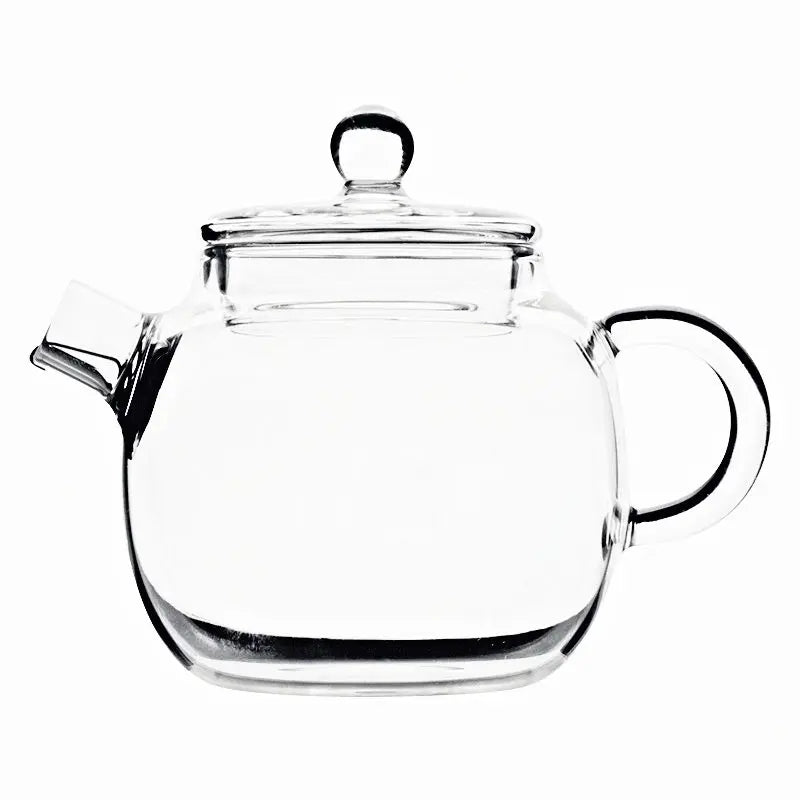 Mini 150ml Heatable Hand-blown High Borosilicate Glass Teapot Tea Pot Gongfu Tea Coffee Tea Set Infuser Chinese Cute Customized