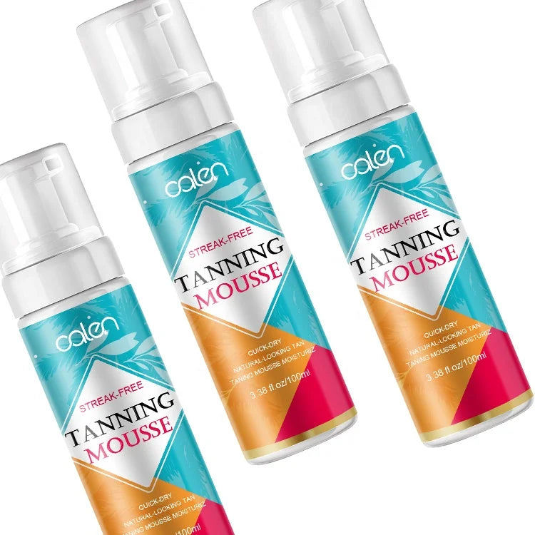 Private Label Organic Herbal Sunless Tanning Lotion Self Tanner Fake Tan Foaming Bronzing Moisturizing Vegan Self Tanning 200ml