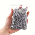 Metal Blank Keyring Keychain Split Rings Diy Keyfob Key Ring Stainless Steel Key Pendant Chains Buckles