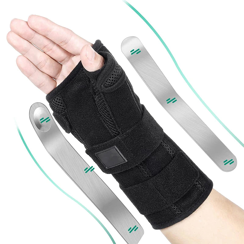 High Quality Steel Plate Support Adjustable Sectional Pressurization Wrist Brace Guards