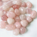 Wholesale Natural Crystal Tumbled Rose Quartz Crystal Tumbled Stone Natural Crystal Gravel for Decoration