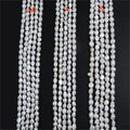 Zhuji Natural White 5-6mm Baroque Freshwater Pearl Strands Loose Pearls for Sale