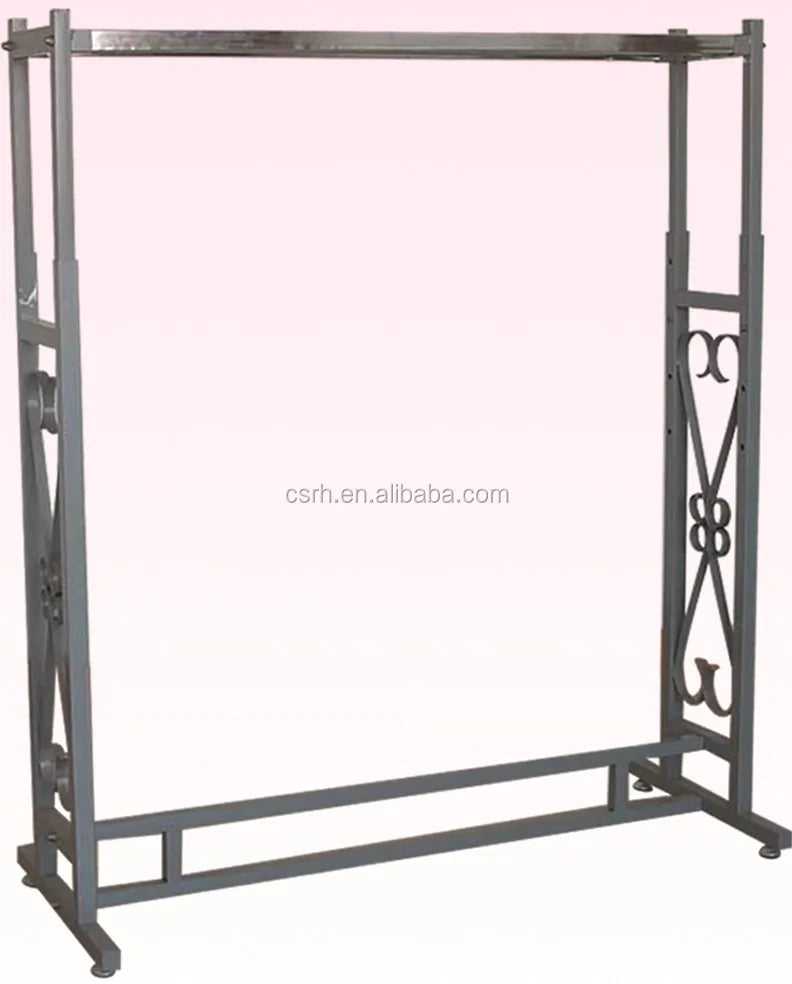 RH-GR-D3 1200*500*1400mm Clothes Hanging Shelf Garment Display Rack
