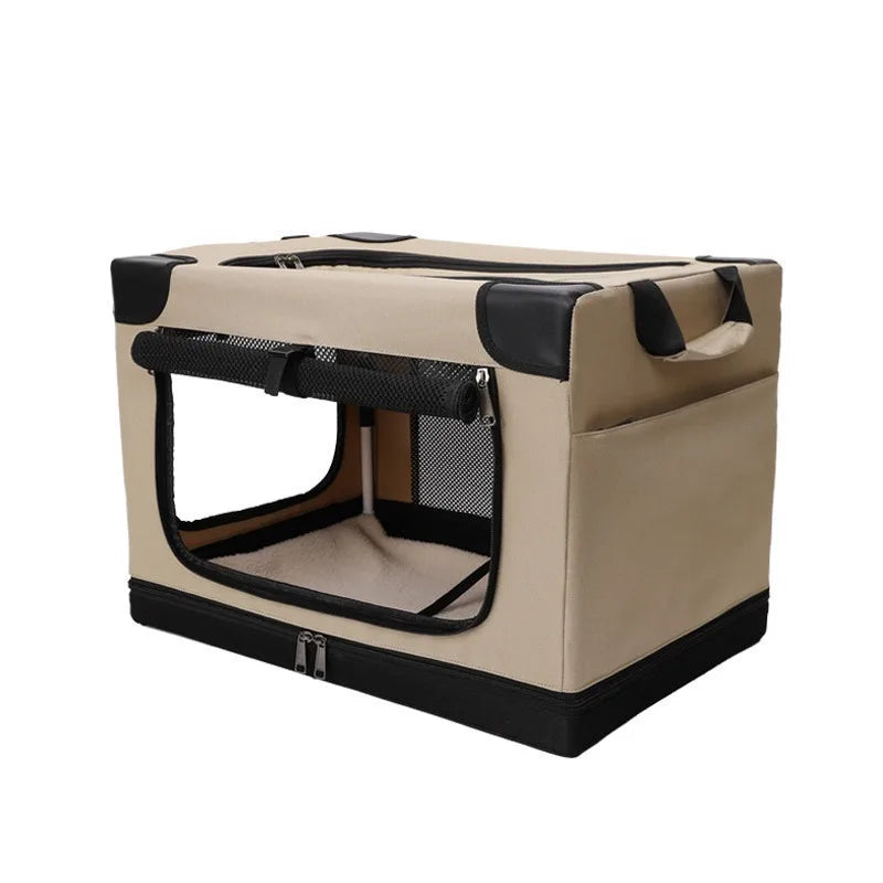 Foldable Oxford Cloth Pet Backpack Large Car Pet Travel Bags Breathable Washable Dog Carrier Bag