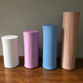 RTS Shop Trade Show Display Promotion Portable Aluminum Table Round Tension Fabric Counter
