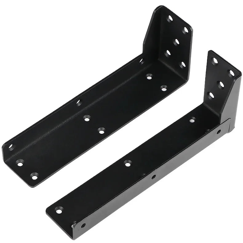 Heavy-Duty Right-Angle L-Shaped Bracket Cabinet Shelf Support Hanging TV Hardware with Suspension Hanging Code