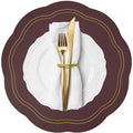 New Arrival Flower-Shaped Waterproof Wholesale Faux Leather Placemats for Dining Table Luxury