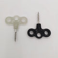 TP3001 Outdoor Tent Camping Accessories Three Eye Floor Stainless Steel Screws Tent Pegs