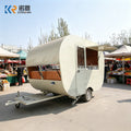 Unique Pizza FoodTruck DOT Snack Food Trailer Outdoor Burger Food Cart
