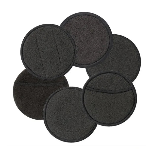 Customized Charcoal Bamboo Reusable Makeup Remover Pads