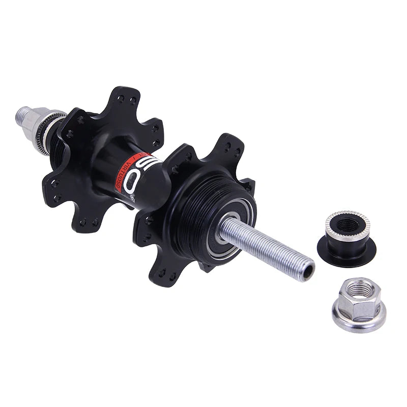 POLSO FH005 F20H R24H  2Sealed Bearing Star Style F9mm R10mm Steel Axle Fixed Hub Bike Hubs Fixed Gear Bike Hub