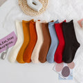 Hot Sell Embroidery Women Socks Balloons Pattern Solid Color Cotton Women Fall and Winter Socks
