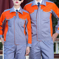 Spring and Autumn Auto Repair Shop Workshop Engineering Uniform Sets Welder Reflective Strip Labor Protection Clothing Uniforms