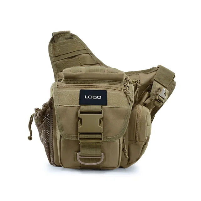 BEARKY Outdoor Travel Camping Hunting Sling Bag for Laptop New Tactical Chest Camouflage Polyester Lining for Hiking Trekking