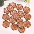 Amber Custom Logo Brand Seal Self-adhesive Wax Seal Sticker for Packaging Decoration