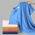 Comfortable 100% Cotton Knitted T-shirt with Letter Graphic Heavyweight Digital Printing Custom Blank T-shirt