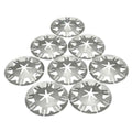 40pcs Steel Heat Shield Clip Nut Washers for VW/Transporter T4 T5 Golf/Lupo/POLO Zinc Plated Surface Split Style