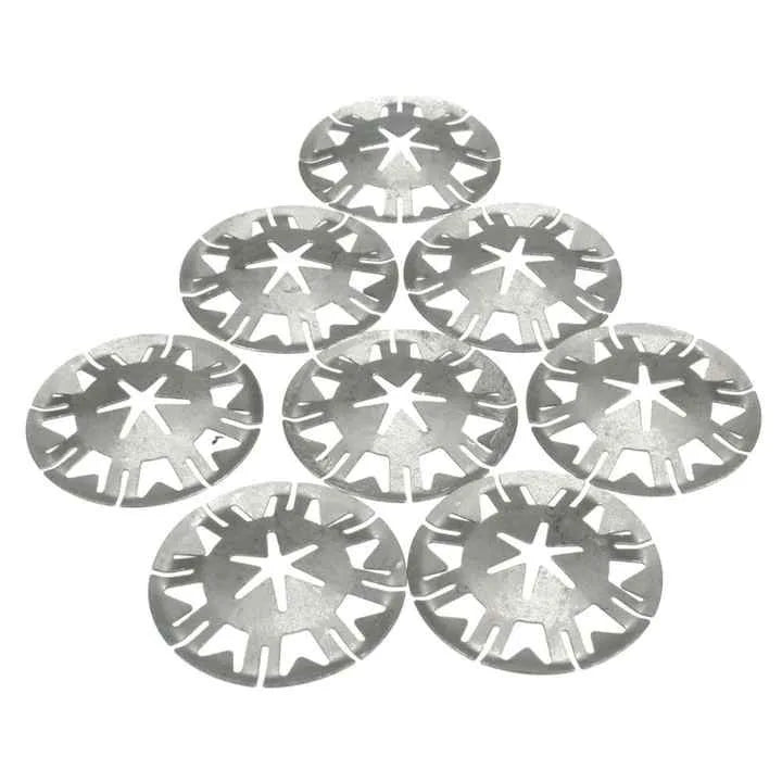 40pcs Steel Heat Shield Clip Nut Washers for VW/Transporter T4 T5 Golf/Lupo/POLO Zinc Plated Surface Split Style