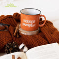 2025 2026 New 12oz/15oz Customized Ceramic Enamel Looks Ceramic Cups Camping Campfire Sublimation Stoneware Coffee/beer Mugs