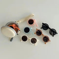 3002 Children's Foldable Sunglasses Boys Summer UV Protection Girls Glasses Baby Kids Sunglasses 2025 Trendy
