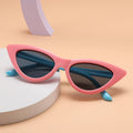 New Fashion Kids Cat Eye Frames Polarized Sun Shade Glasses Sunglasses for Girls Children