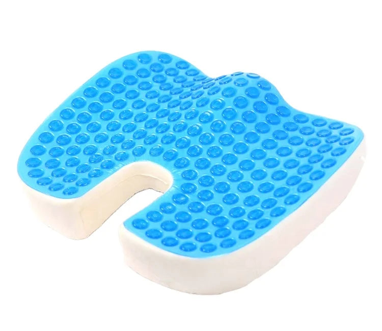 Factory Sale Comfortable Cooling Gel Memory Foam Seat Cushion with Gel Pad for Lumbar Pillows & Seat Cushions