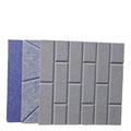 Modern Design Polyester Acoustic Foam Wooden Panels for Hotels Hospitals Studios-3D Model Design Capability Model Akupanel