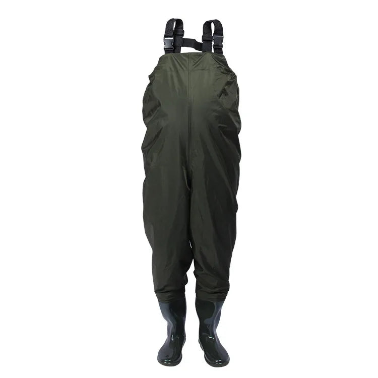 Custom Waterproof Nylon One Pcs Swimming Pants Adult Fishing Pants Thick Rain Shoes Rain Pants Fishing Waders