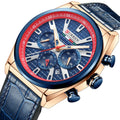 CURREN 8392 Mens Watch Gift Top Luxury Waterproof Chronograph Watches Men Wrist Quartz Gift Leather Clock Montre Homme