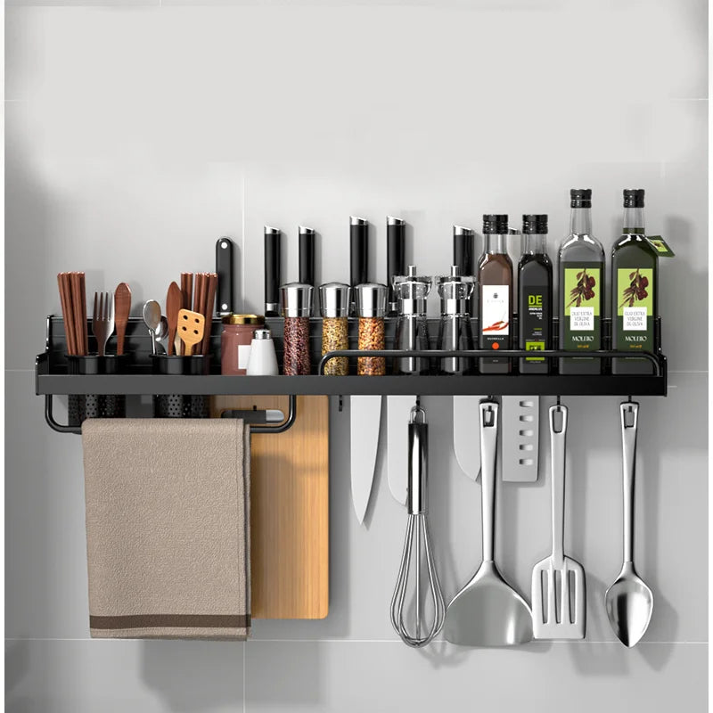 Kitchen Storage Rack Wall Mounted Kitchen Storage Shelf Mullti Function Kitchen Rack Storage