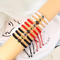 Personalised Custom Projection Photo 100 Language Bracelet 18K Gold Couple Bracelets Valentine's Day New Arrival Woven Bracelet